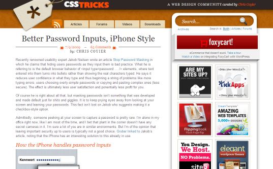 Better Password Inputs_ iPhone Style _ CSS-Tricks
